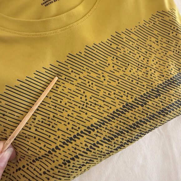 Copper Fit Gold Short Sleeve Graphic T Shirt Limitless Gold Mustard Size‎ XL - Picture 3 of 11